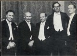 Bruno Walter, Arturo Toscanini, Erich Kleiber, Otto Klemperer e Wilhelm Furtwängler