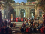 Carlo di Borbone visita il papa Benedetto XIV