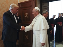  Il Papa riceve Donald Trump in Vaticano